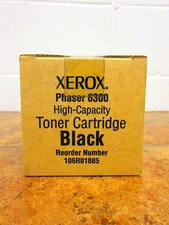 Genuine Xerox 106R01085 (106R1085) Black High-Yield Toner - NEW SEALED