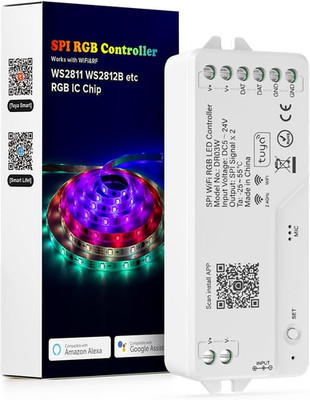 DR03W SPI RGB 2.4G Wifi Controller Tuya App/Smart Life/Google Home/Alexa Control