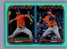 2024 Topps Update #US252 Blair Henley / Shawn Dubin RCOM Aqua