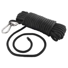 DasMarine 50 ft Anchor Line,Double Braided Nylon Anchor Rope with Stainless S...