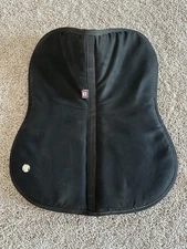 Ogilvy Equestrian classic jump Memory Foam Half Pad Black 1.25” large  