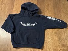 Vintage Billabong Hoodie Kids 5T Navy 90s Surf Skate Grail Rare Flame