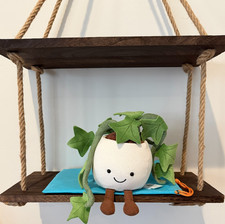 AUTHENTIC NWT Jellycat Amuseables Ivy Potted Plant Plush Decor New w/ Dust Bag