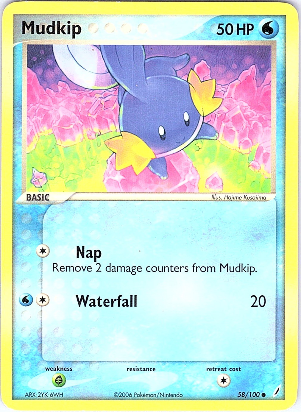 Mudkip Common EX Crystal Guardians 58/100 LP