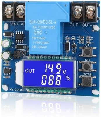 Low Voltage Cutoff Controller DC 6-60V 30A,Low Voltage Disconnect Protection Mod