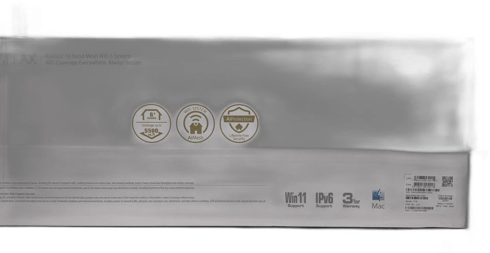 Asus Zenwifi Ax6600 Tri-band Mesh Wifi 6 System (xt8 2pk) - Whole Home Coverage - Image 2 of 4