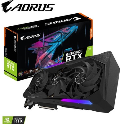RTX 3070 Ti Grafikkarte Gigabyte GeForce AORUS Master 8GB Nvidia GDDR6X OVP DLSS