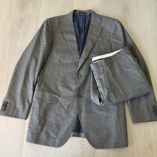 Suitsupply Lazio Suit Mens 40R Gray Italian Wool Vitale Barberis Rustic Tropical