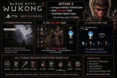 Black Myth Wukong - PS5 - PlayStation 5 Platinum / Max