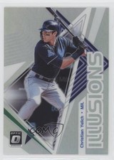 2019 Panini Donruss Optic Illusions Holo Prizm Christian Yelich #OI-4 0cl6