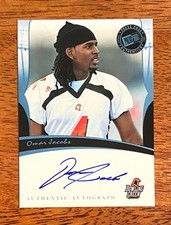 Omar Jacobs 2006 Press Pass Legends Rookie Autograph Steelers