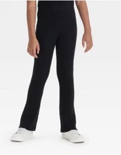 Girl’s Art Class Black Flare Leg Fuzzy Knit Sweater Pants Size 6