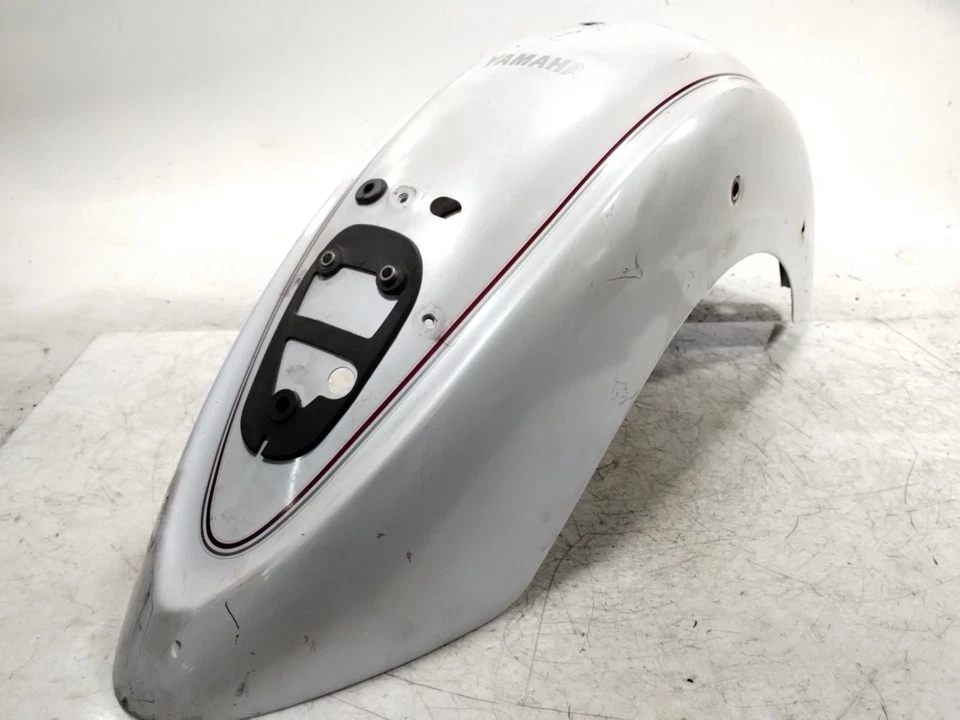 Guardabarros trasero clásico blanco Yamaha V Star XVS1100 99-09 Foto 2 de 4