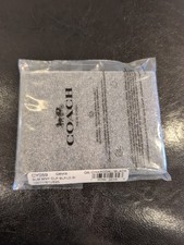 Coach Charcoal Black Money Clip Bifold Wallet