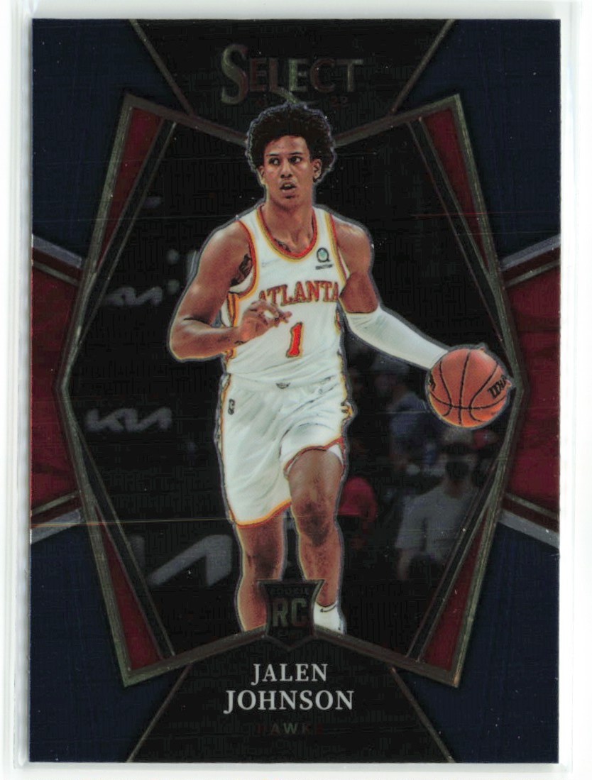 Jalen Johnson RC 2021-22 Panini Select Premier Level Atlanta Hawks #200