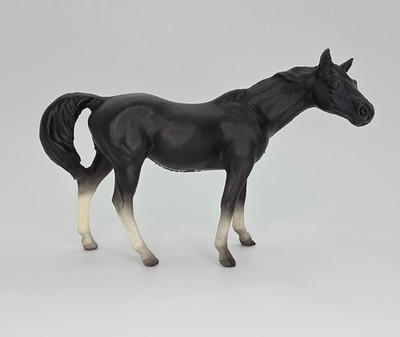 Breyer Stablemates Model Horse THOROUGHBRED MARE #5028 Matte Black VTG 1975-1988