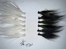 Hair Jigs , Lead Free.  Pure Tin. 1/16 Oz, Dozen.