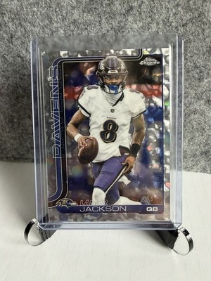 2025 Topps Chrome Lamar Jackson Molten Mercury #1/6 FDI Exclusive SSP First