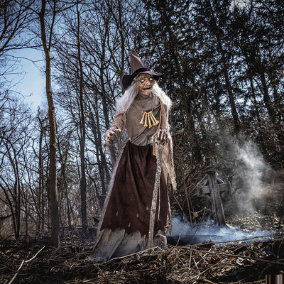 Animated Witch Prop With Servo-Motor - Seasonal Visions