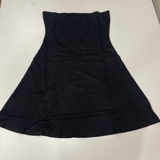 ASOS DESIGN bandeau mini swing dress in black S