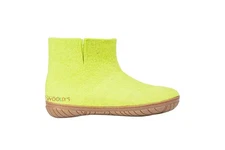 Woollyes Outdoor Low Boots with Rubber Sole-Lime Green for Comfort & Style