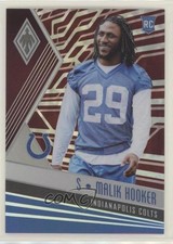 2017 Panini Phoenix Rookies Red /299 Malik Hooker #147 5aj