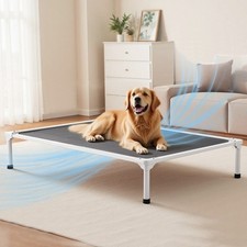 VEVOR Elevated Dog Bed for Large Dogs Portable Raised Dog Cot Breathable Mesh L