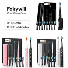 Fairywill 2 Reiseetui Elektrische Zahnbürste...