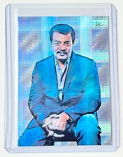 Neil Degrasse Tyson Limited Artist Signed “Science Icon” Refractor Card 1/1