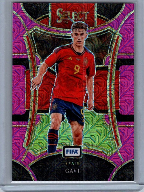 2023-24 Panini Select FIFA #199 Gavi Pink Mojo #/199