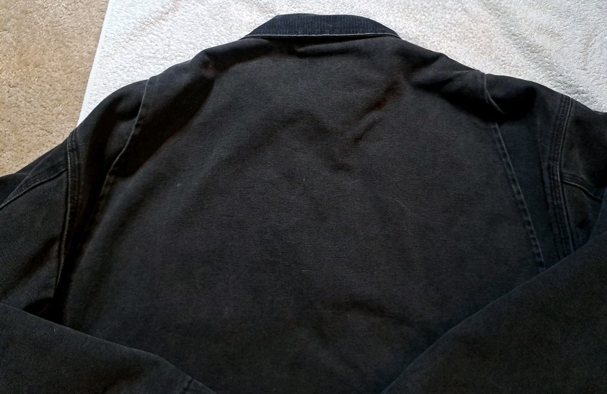 RARE Vintage Carhartt J43 ONX Black Detroit Jacket Size 2XL