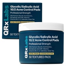 50ct Exfoliating Salicylic  Glycolic Acid Pads for All Skin Types - Unscented