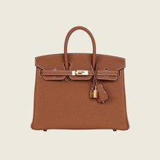 Hermès Gold Birkin 25 Togo Gold Hardware