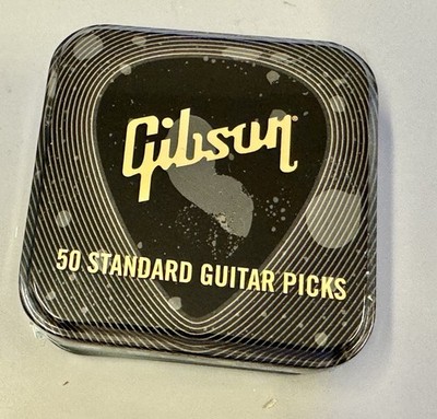 Gibson Standard Guitar Picks Thin - 50 Pcs in tin - Plektren 50 Stk.