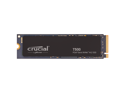 Crucial T500 1TB Gen4 NVMe M.2 Internal Gaming SSD, Up to 7300MB/s
