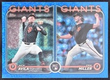 2024 Topps Baseball Update Erik Miller Nick Avila Blue Holofoil /999 #US271 RC