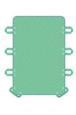 Positioning Bed Pad with 8 Reinforced Handles-34 x 34" x 52", Green