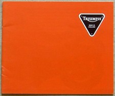 TRIUMPH Motorcycle Sales Brochure 1995 #3863050 Super III Tiger Daytona Trophy+