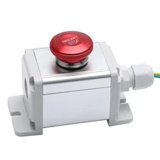 22mm Metal Emergency Stop Push Button Switch Latching 12v250v Waterproof Switch