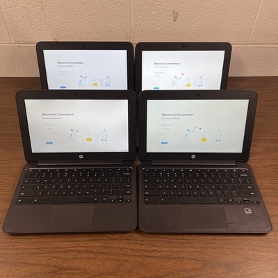 HP Chromebook 11 G4 11.6'' (N2840 - 4GB RAM - 16GB Storage) - Lot of 4
