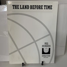 THE LAND BEFORE TIME 1988 Movie Press Kit - With 8 Photos 8x10