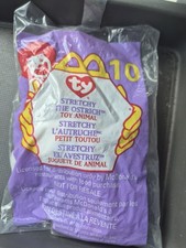 Ty McDonald's Happy Meal 1999 Beanie Babies Stretchy the Ostrich Toy #10