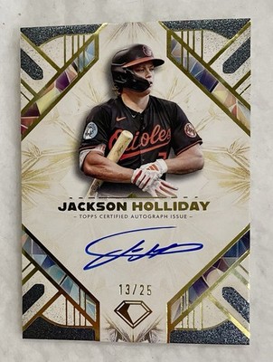 Jackson Holliday 2025 Diamond Icons On Card Autograph #'d /25