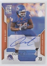 2008 Upper Deck Draft Edition Exclusives Auto Ryan Clady #86 Auto 1x1