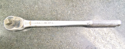 #ad VINTAGE NAPA NH 47 3 4quot; DRIVE QUICK RELEASE RATCHET U.S.A. 19.quot; LONG USED $99.99