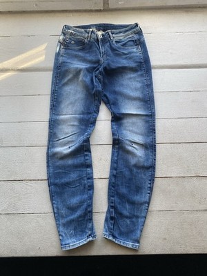 Opium Punk G Star Blue Womens Jeans Arc 3d Mid Skinny 30 Size Sexy