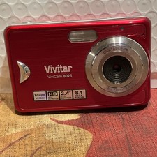 Vivitar ViviCam 8025 8.1MP Digital Camera Black w/ Battery And SD Card Tested