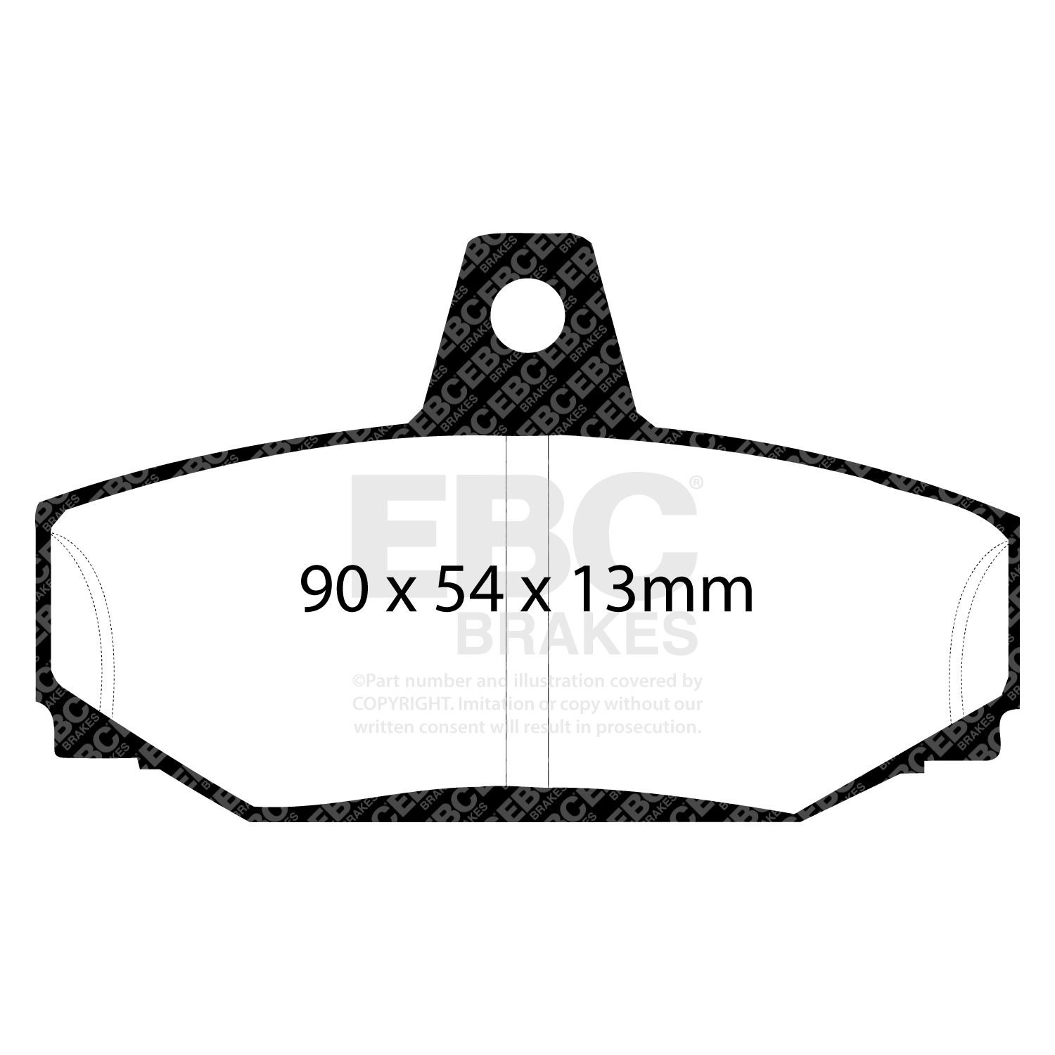 EBC DP4793R BRAKE PAD SET DISC BRAKE Rear