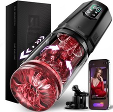 Male Sex Toys for Men - AI Sync Male Masturbator Stroker Adult Toys with 7 Thrus