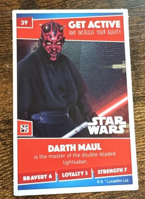 #ad #ad 2019 Sainsbury#x27;s Disney Heroes Darth Maul #39 Star Wars Villain Uk Issued $12.00